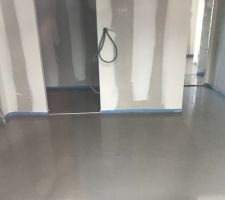 La chape est coulée