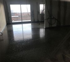 La chape est coulée