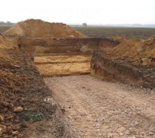 Le terrassement &agrave; enfin repris