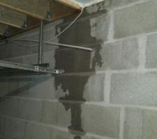 Infiltration d'eau toit plat du garage