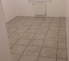 Carrelage de la chambre parentale