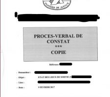 EDL de sortie de mes locataires.