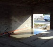 Dalle du garage