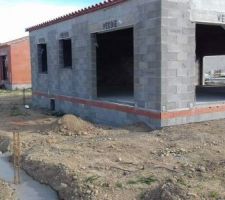 Fondations pour les murs de clotures