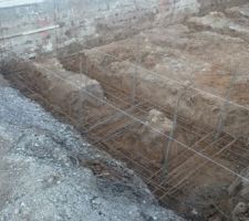 Semelle et ferraillage
