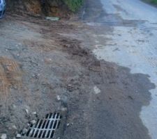 Jonction du chemin d'accès à la voirie