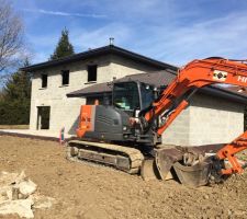 Pré remblai terminé