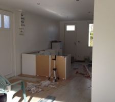 Cuisine c&ocirc;t&eacute; salon