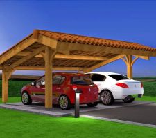 Photo de ce que devrait donner le CARPORT