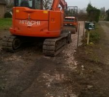 ça y est nous avons notre accès chantier :)