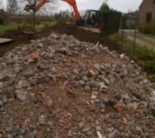 Début de l'accès chantier