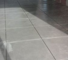 Pose du carrelage