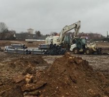 Terrain sous le pluie qualité téléphone