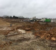 Terrain sous le pluie qualité téléphone