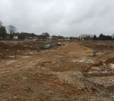 Terrain sous le pluie qualité téléphone