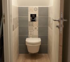 Les toilettes du 1 er étage.