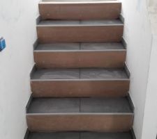 Carrelage escaliers_Etage