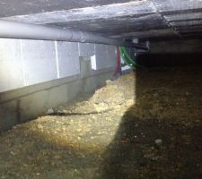 Isolation vide sanitaire