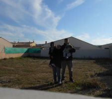 Nous voila tout les quatres sur notre acquisition avant le debut des traveaux