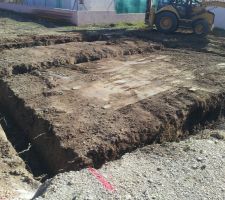 Le terrassement par le terrassier locale 1 bonne grosse matin&eacute;e