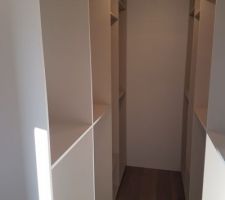 Installation du dressing