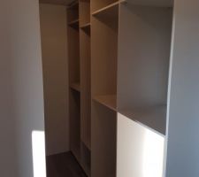 Installation du dressing