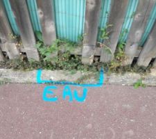 Emplacement compteur eau