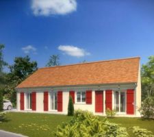 C'est notre futur maison une argus 4.105 avec maison pierres