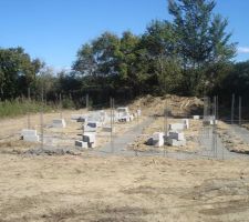 R&eacute;alisation des fondations.