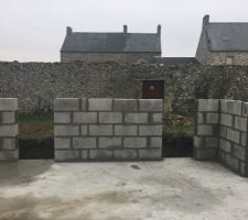 Emplacement 2 fen&ecirc;tres ch&acirc;ssis fixe salon