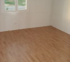 Parquet d'une chambre petite