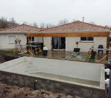 Toit terrasse et piscine