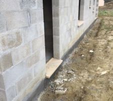 Enduit sur le soubassement