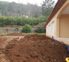 Terrassement sud