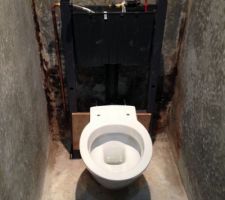 Installation des wc après 2ans !!!