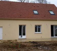 Arrière de la maison à la réception