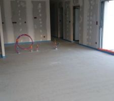 Chape Anhydrite coulé