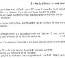 Clause de révision de prix. Légale ou pas ?