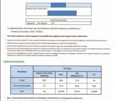 Etude thermique de la construction