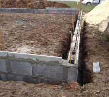 Debut des fondations