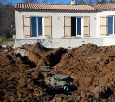 Mise en place de la fosse