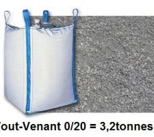 Lit de tout-venant 0/20 pour futur dalle beton