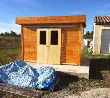 13 septembre : montage chalet fini