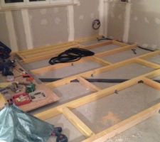 Lambourdage et isolation plancher RDC