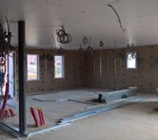 Le rez de chauss&eacute;e en pr&eacute;paration