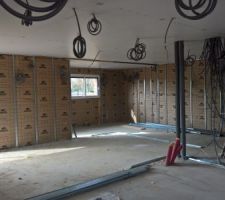 Le rez de chauss&eacute;e en pr&eacute;paration