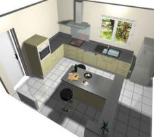 Premier essai avec KitchenDraw