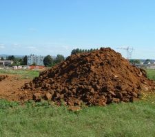 Ce que l'on a gardé pour le régalage des terres . ( 120 tonnes )