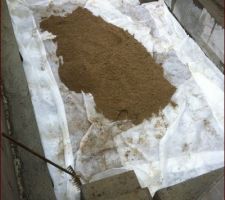 Préparation sol de la cave