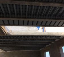 NOTRE OUVERTURE POUR L'ESCALIER QUI SERA EN BOIS.